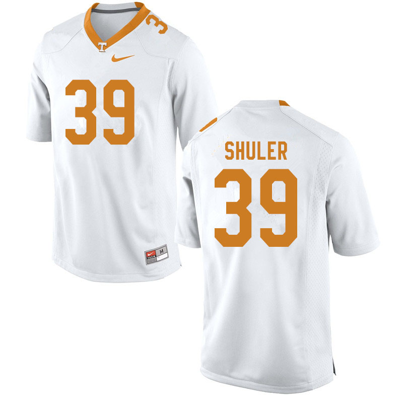 Men #39 West Shuler Tennessee Volunteers College Football Jerseys Sale-White - Click Image to Close